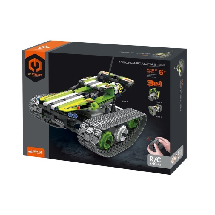 iMMaster Coche Acrobático Radio Control 3 en 1 - 353 Piezas