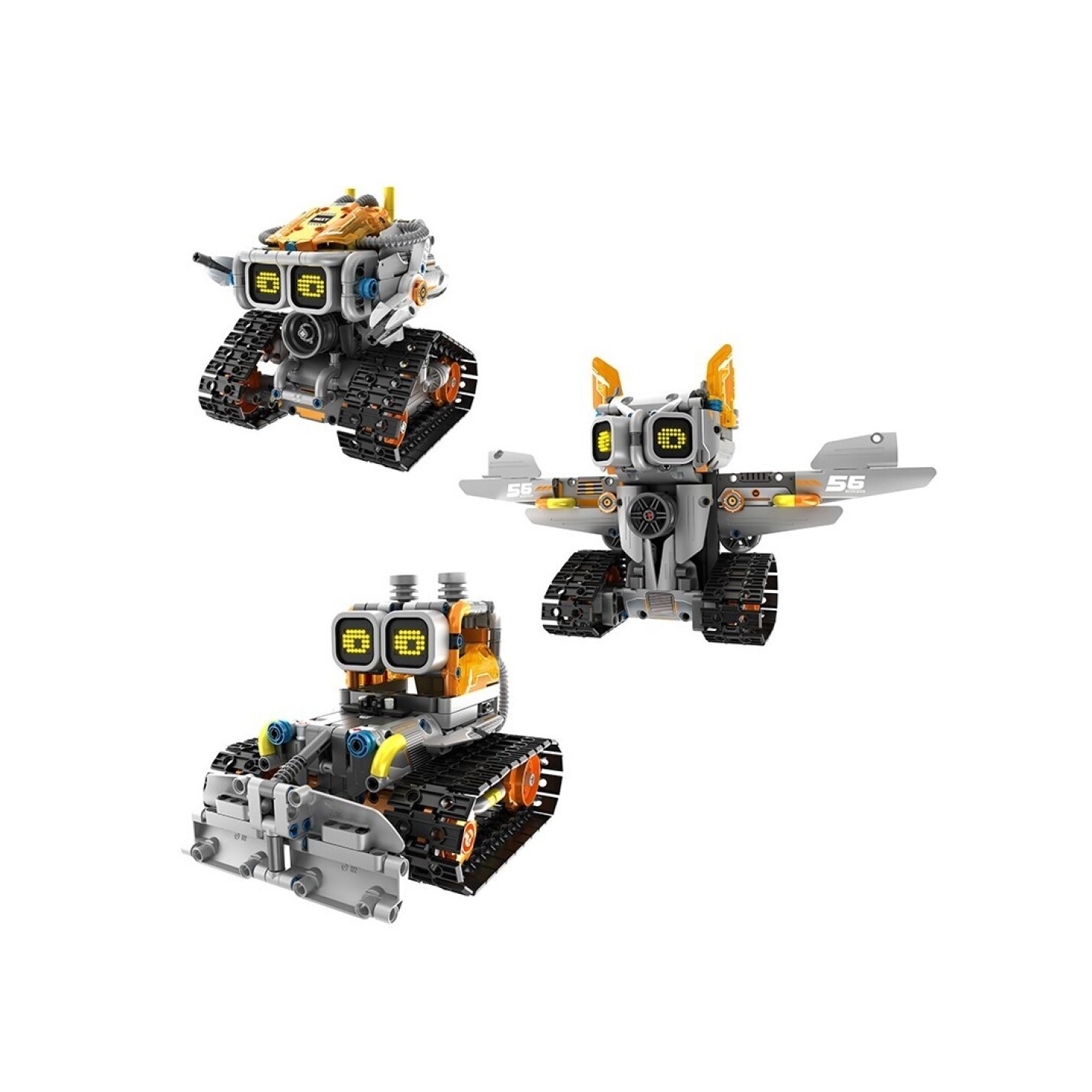 iMMaster Robot Naranja con Paneles 3 en 1 - 451 Piezas