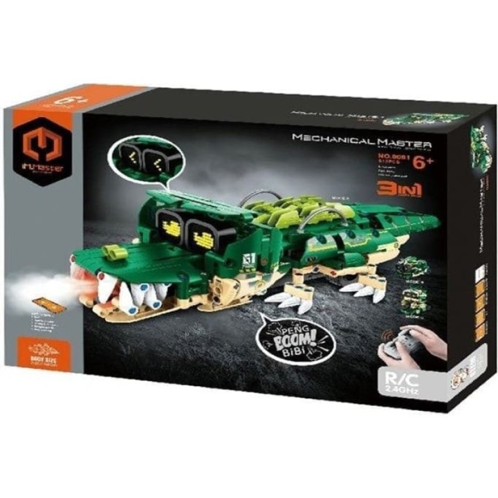 iMMaster Robot Verde con Paneles 3 en 1 - 513 Piezas