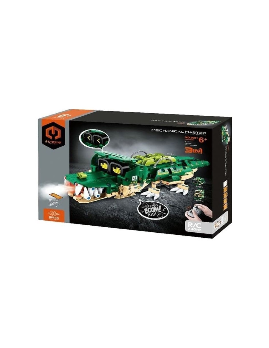iMMaster Robot Verde con Paneles 3 en 1 - 513 Piezas