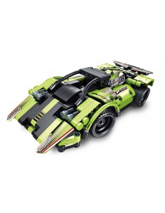 iMMaster Coche Deportivo Verde 2 en 1 con Radio Control - 335 Piezas 2
