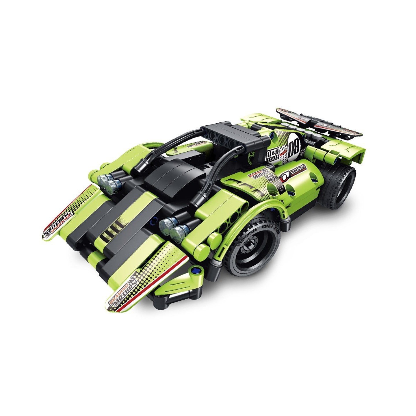iMMaster Coche Deportivo Verde 2 en 1 con Radio Control - 335 Piezas