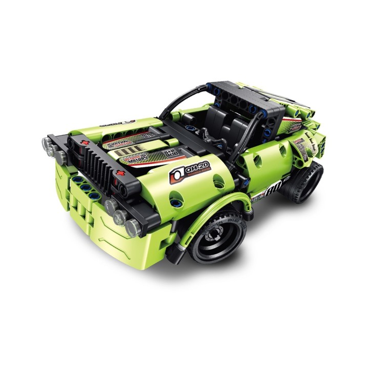 iMMaster Coche Deportivo Verde 2 en 1 con Radio Control - 335 Piezas