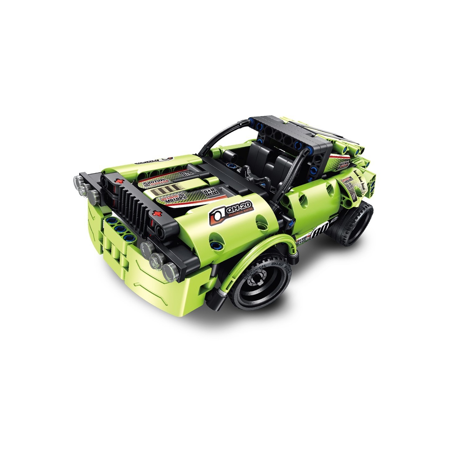 iMMaster Coche Deportivo Verde 2 en 1 con Radio Control - 335 Piezas