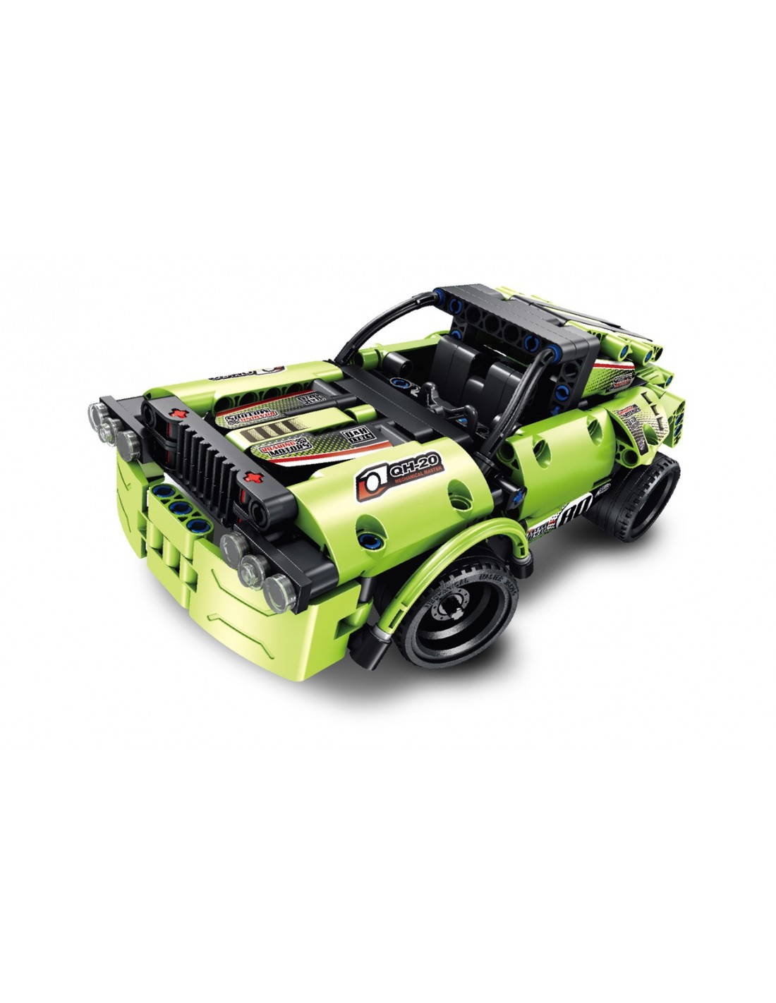 iMMaster Coche Deportivo Verde 2 en 1 con Radio Control - 335 Piezas