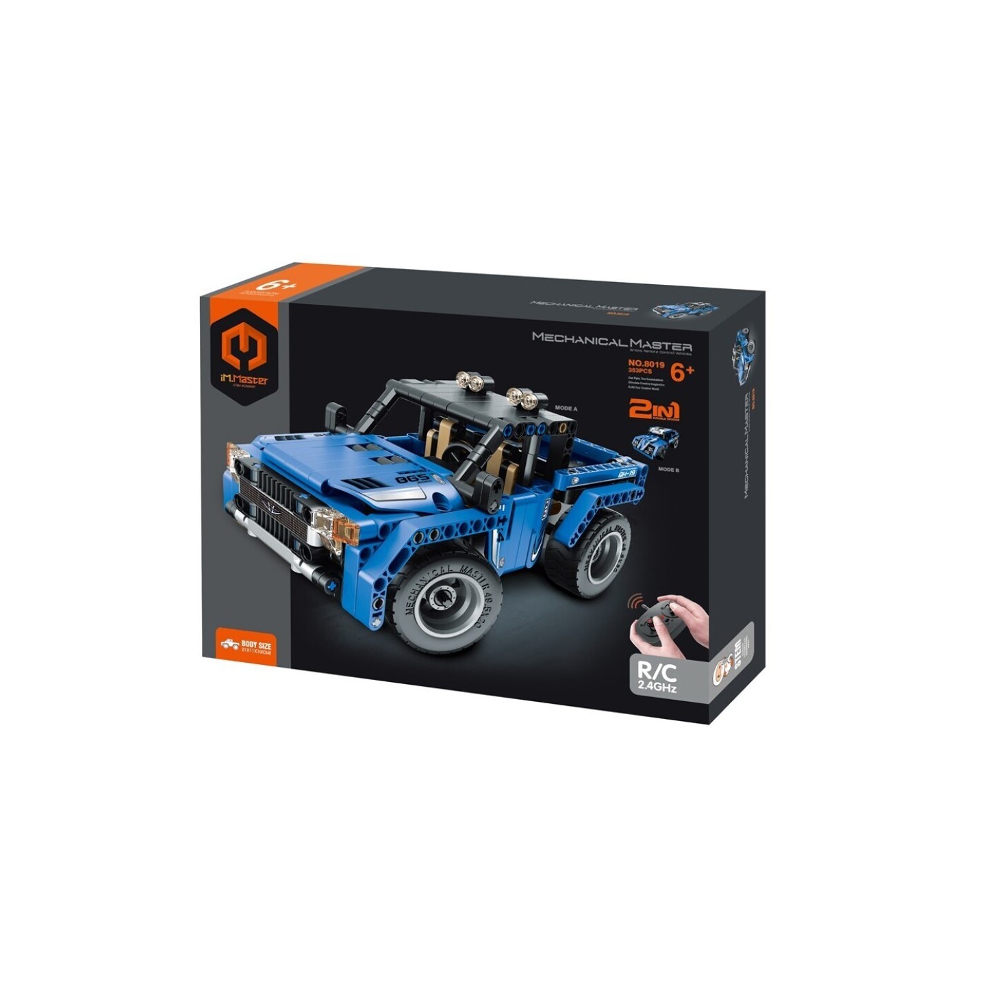 iMMaster Pickup Suv 2 en 1 con Radio Control - 353 Piezas