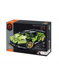 iMMaster Coche Radio Control Verde - 429 Piezas