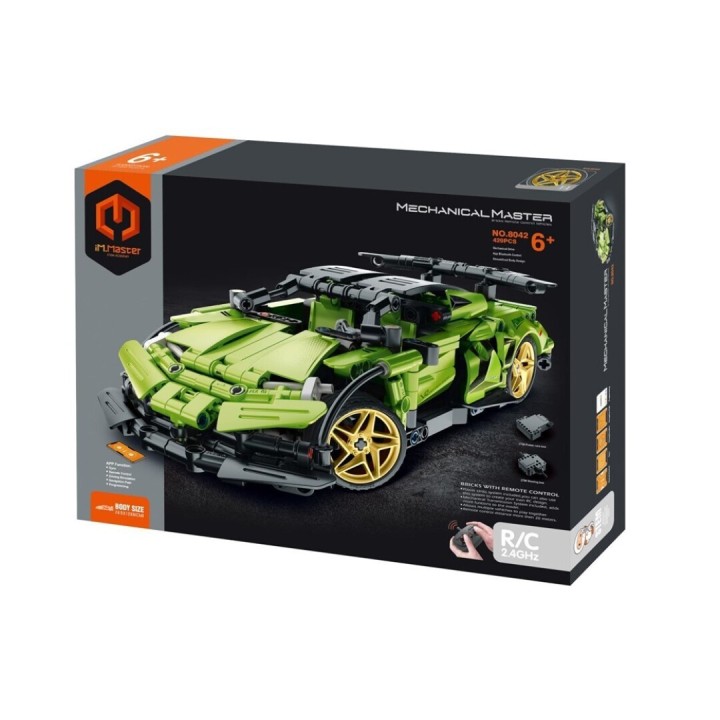 iMMaster Coche Radio Control Verde - 429 Piezas