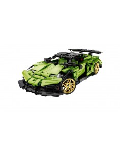iMMaster Coche Radio Control Verde - 429 Piezas 2