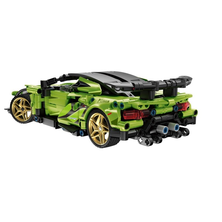 iMMaster Coche Radio Control Verde - 429 Piezas