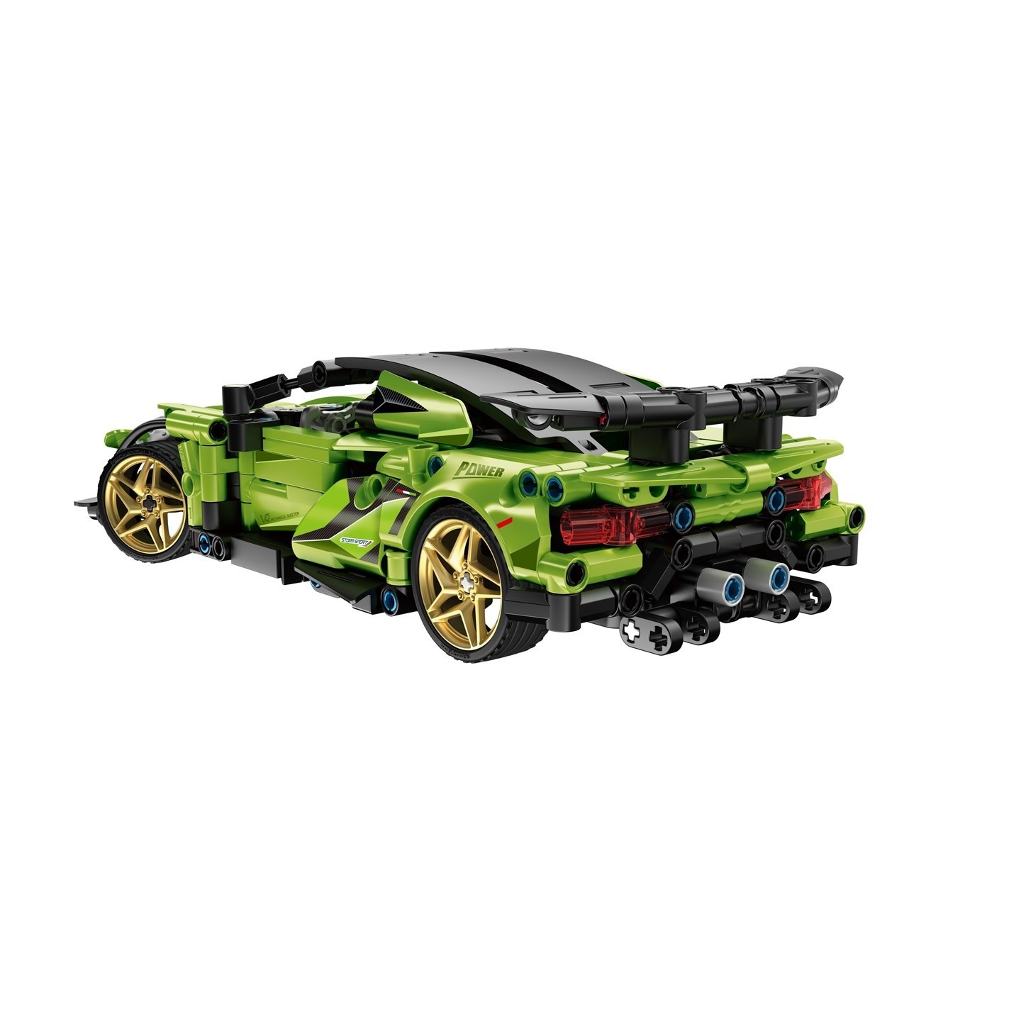 iMMaster Coche Radio Control Verde - 429 Piezas