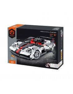 iMMaster Coche Radio Control Blanco - 476 Piezas