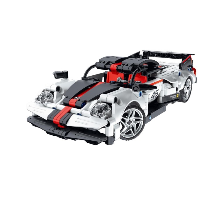 iMMaster Coche Radio Control Blanco - 476 Piezas