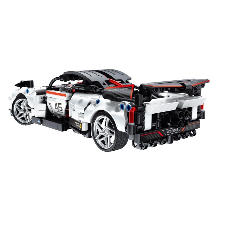 iMMaster Coche Radio Control Blanco - 476 Piezas