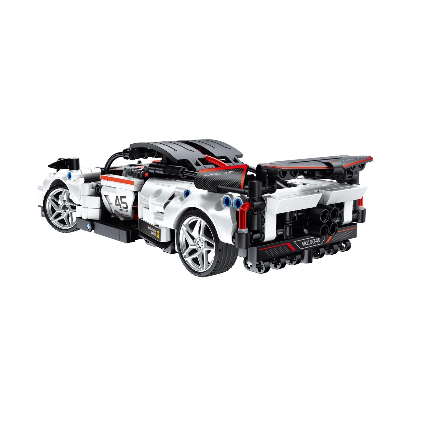 iMMaster Coche Radio Control Blanco - 476 Piezas