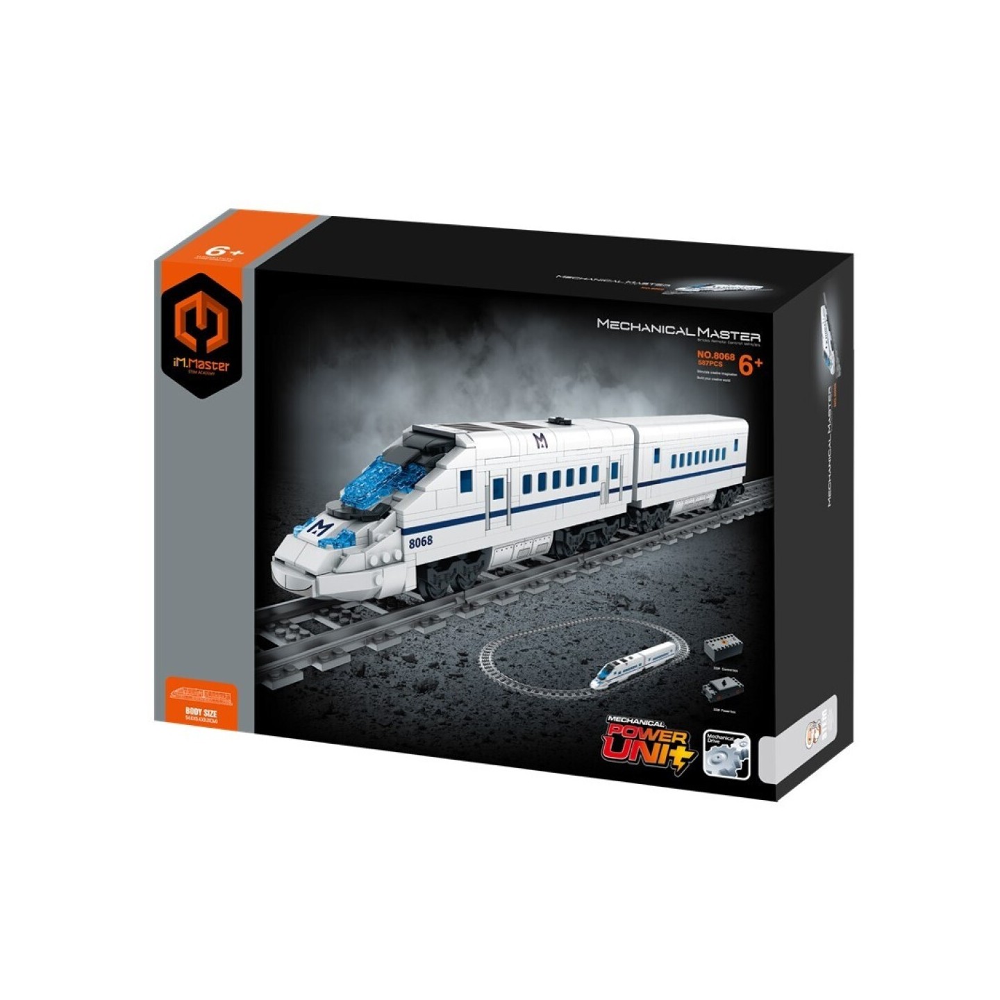 iMMaster Tren Blanco - 587 Piezas