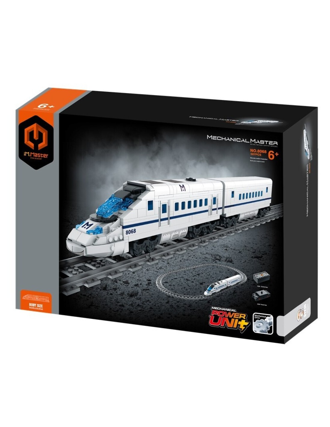 iMMaster Tren Blanco - 587 Piezas