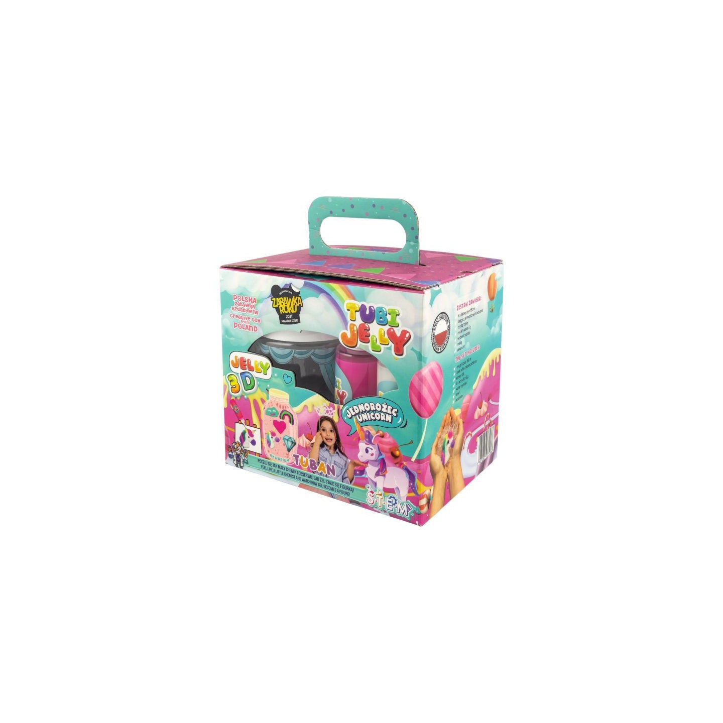 Conjunto Tubi Jelly 6 colores y Acuario - Unicornio