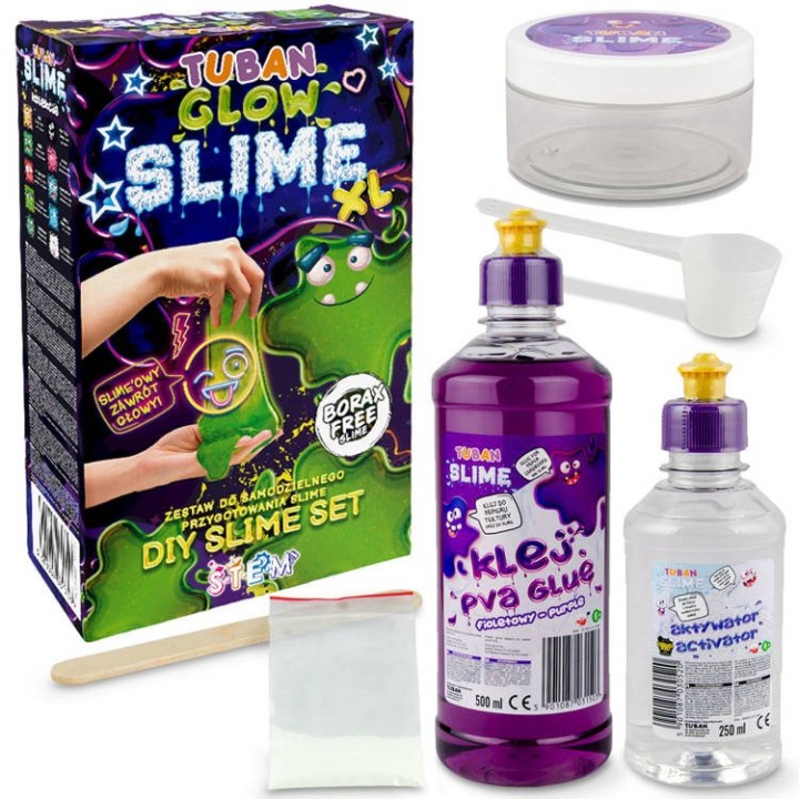 Set DIY  Slime Glow in the Dark XL