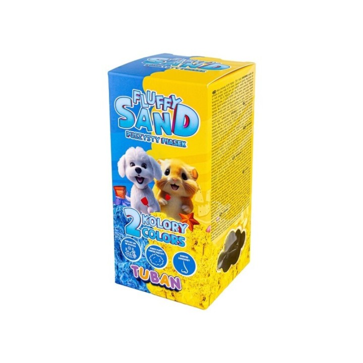 Set Fluffy Sand Azul y Amarillo 2 x 70 g