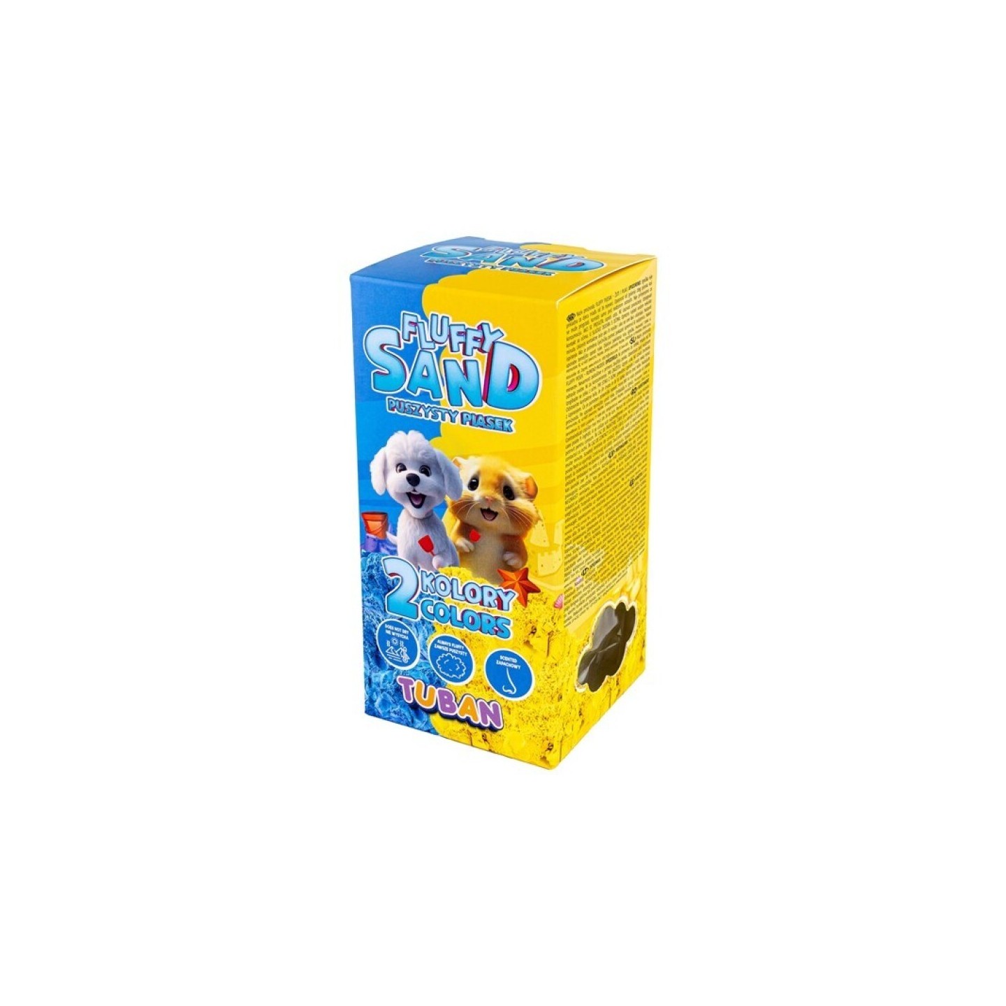 Set Fluffy Sand Azul y Amarillo 2 x 70 g