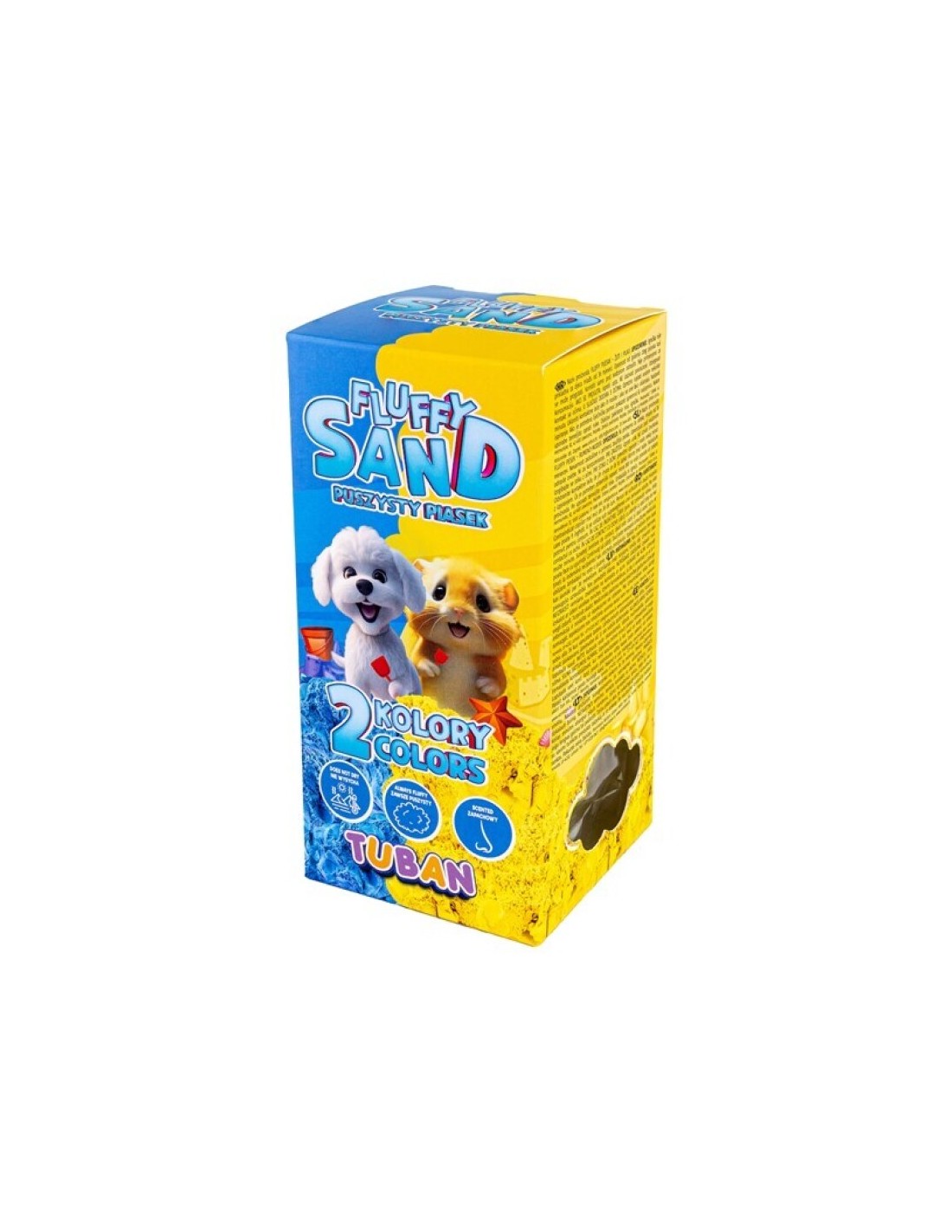 Set Fluffy Sand Azul y Amarillo 2 x 70 g