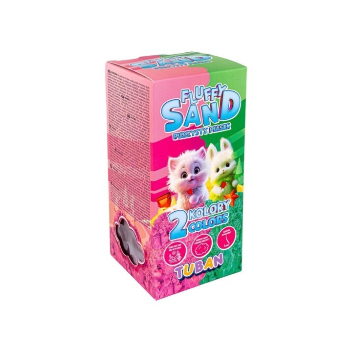 Set Fluffy Sand Rosa y Verde 2 x 70 g
