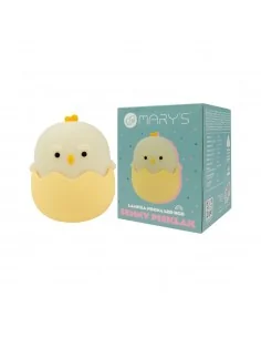Lámpara de Noche Quitamiedos LED Pollito Durmiente