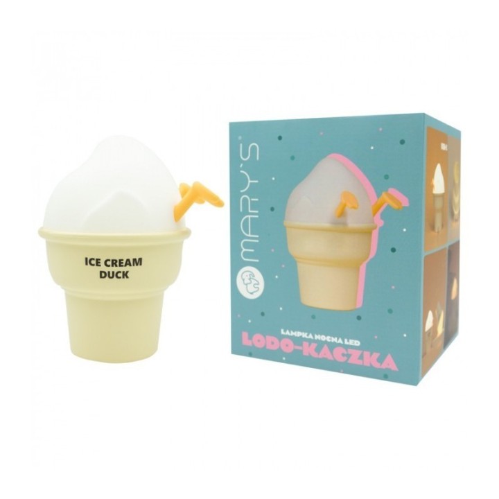 Lámpara de Noche Quitamiedos LED Helado Patito