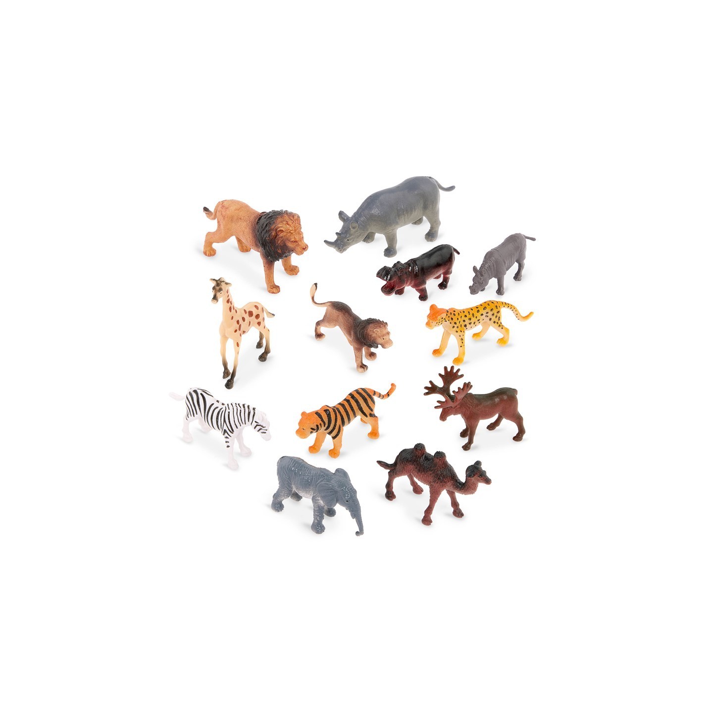 Tubo de 12 Animales Salvajes