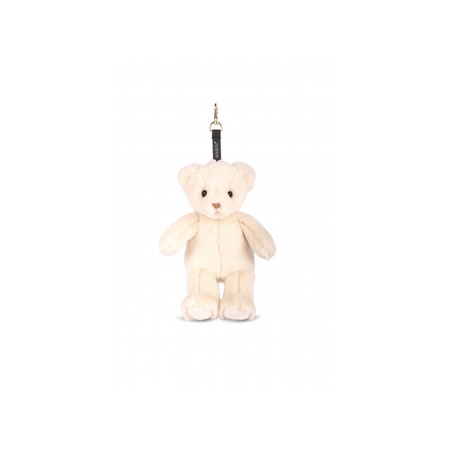 Peluche decoración para bolso/mochila Osito Marfil 20 cm