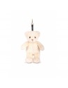 Peluche decoración para bolso/mochila Osito Marfil 20 cm