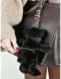 Peluche decoración para bolso/mochila Osito Negro 20 cm 2
