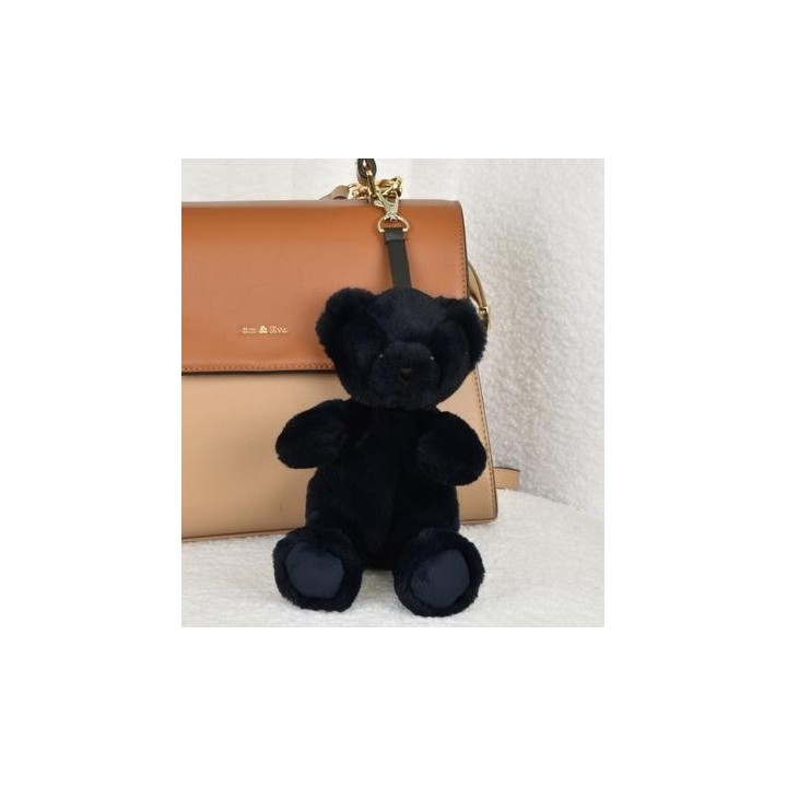 Peluche decoración para bolso/mochila Osito Negro 20 cm