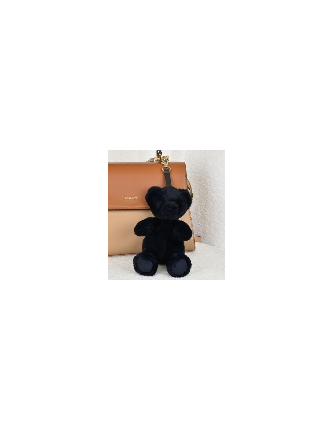 Peluche decoración para bolso/mochila Osito Negro 20 cm