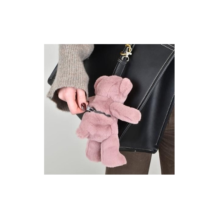 Peluche decoración para bolso/mochila Osito Marfil 20 cm
