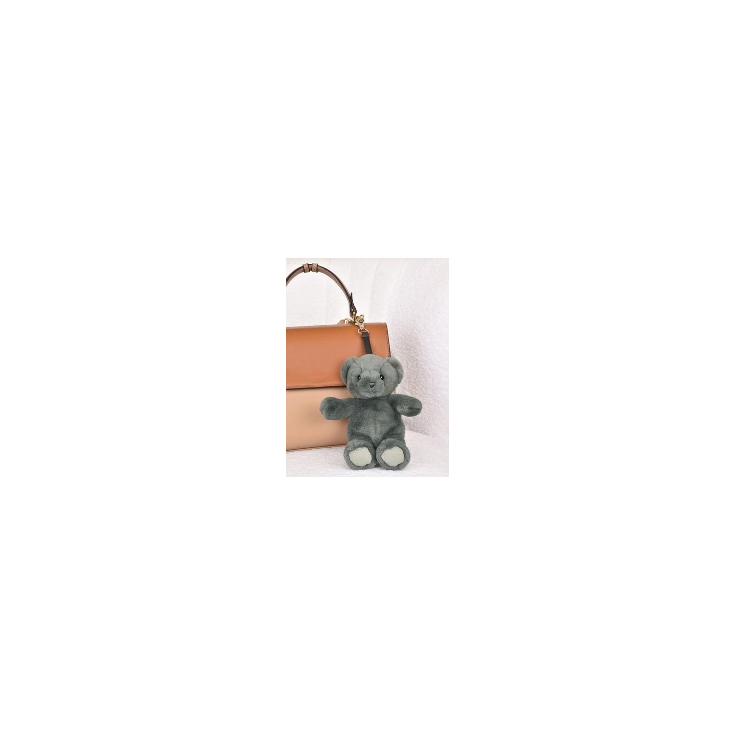 Peluche decoración para bolso/mochila Osito Marfil 20 cm