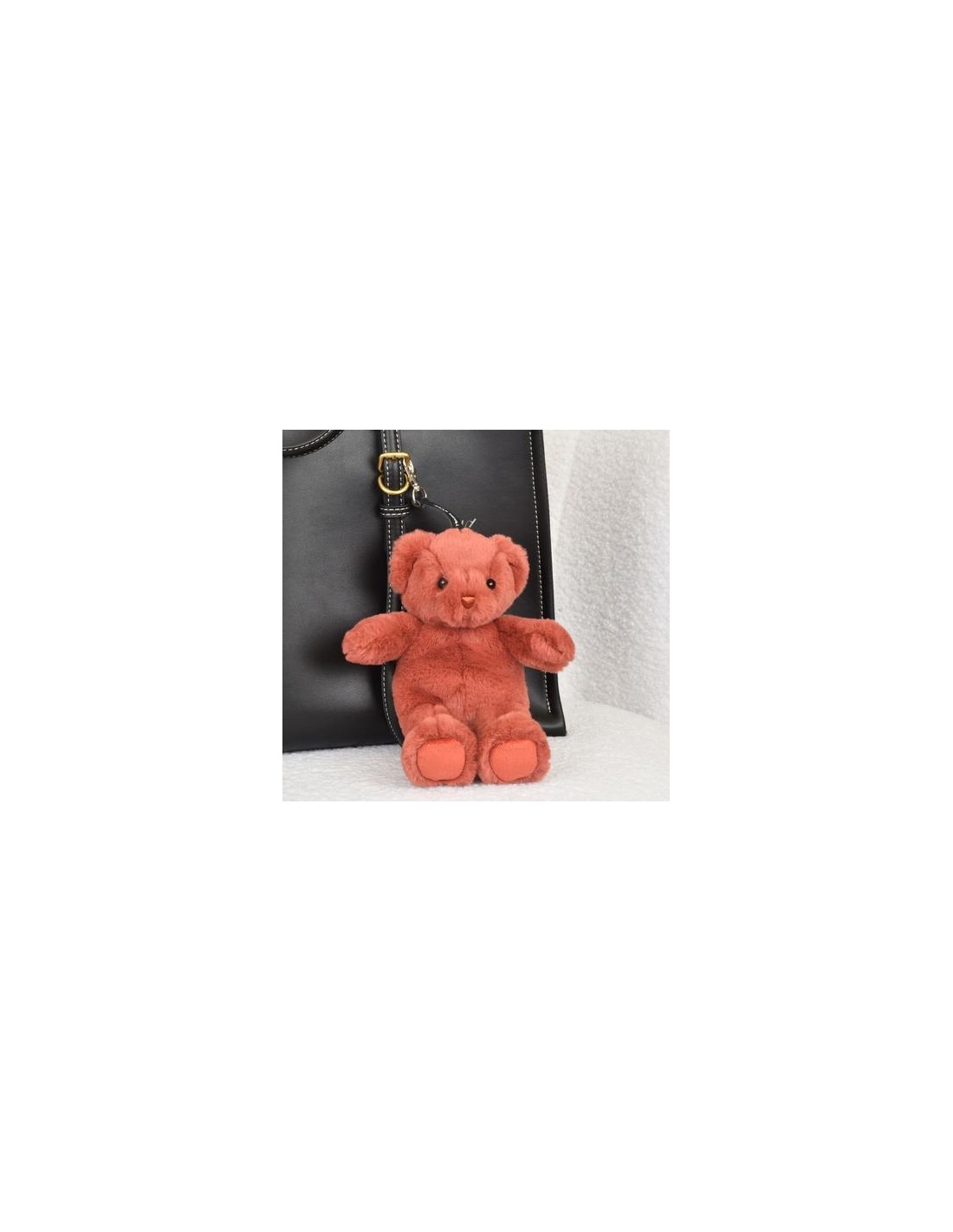 Peluche decoración para bolso/mochila Osito Terracota 20 cm