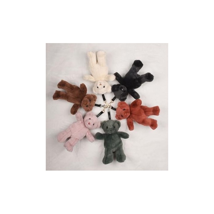 Peluche decoración para bolso/mochila Osito Terracota 20 cm