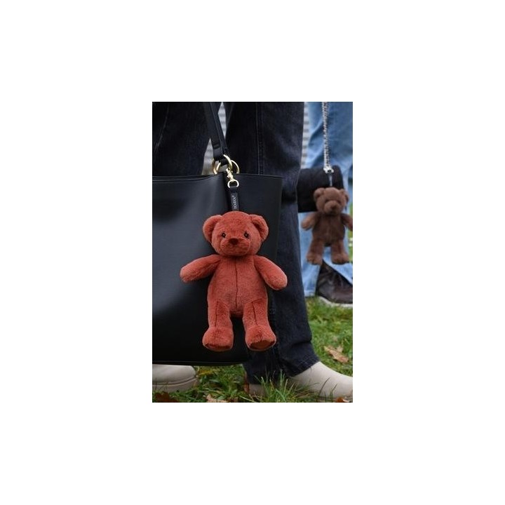 Peluche decoración para bolso/mochila Osito Marrón Glacé 20 cm
