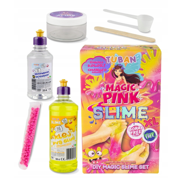 Set DIY Slime Magic Pink XL