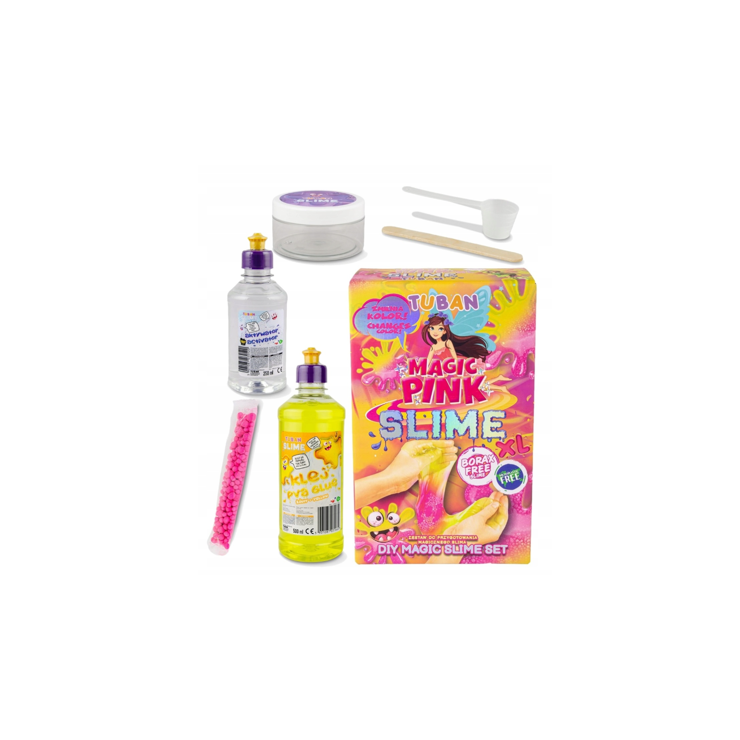 Set DIY Slime Magic Pink XL