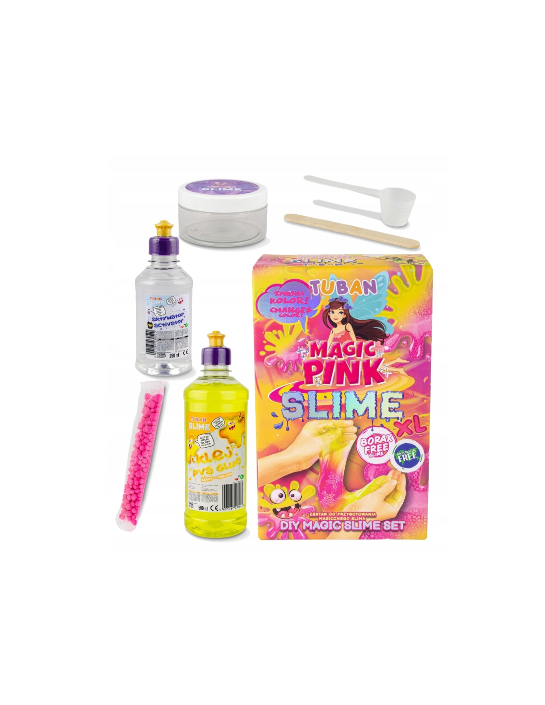 Set DIY Slime Magic Pink XL