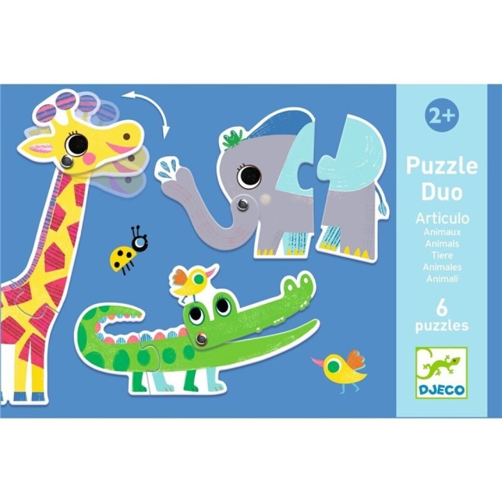 Puzle Dúo Animales Articulados