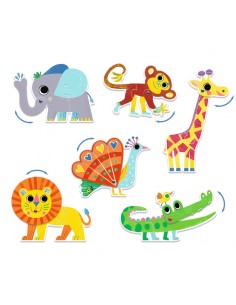 Puzle Dúo Animales Articulados 2