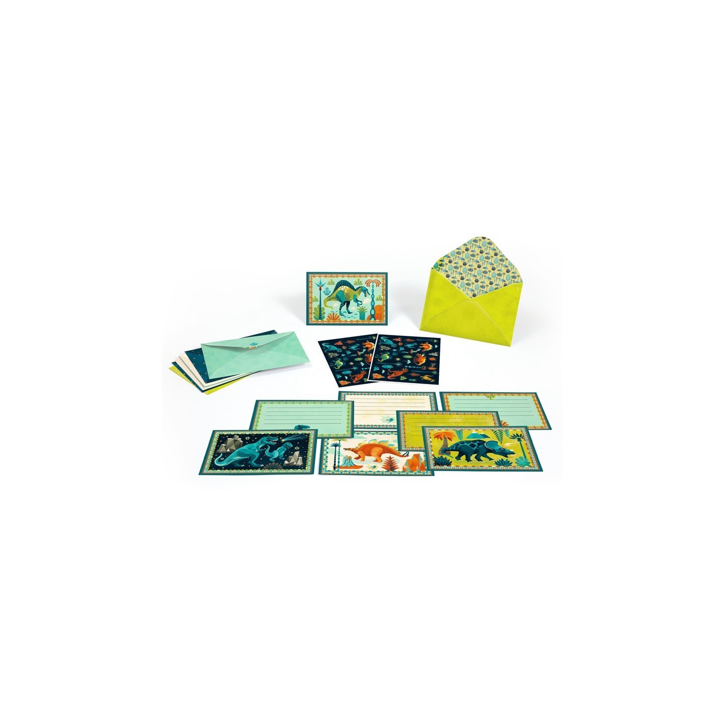 Pack 8 Invitaciones Cric Croc Dino Rock