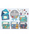 Pack 8 Invitaciones Todos a Bordo