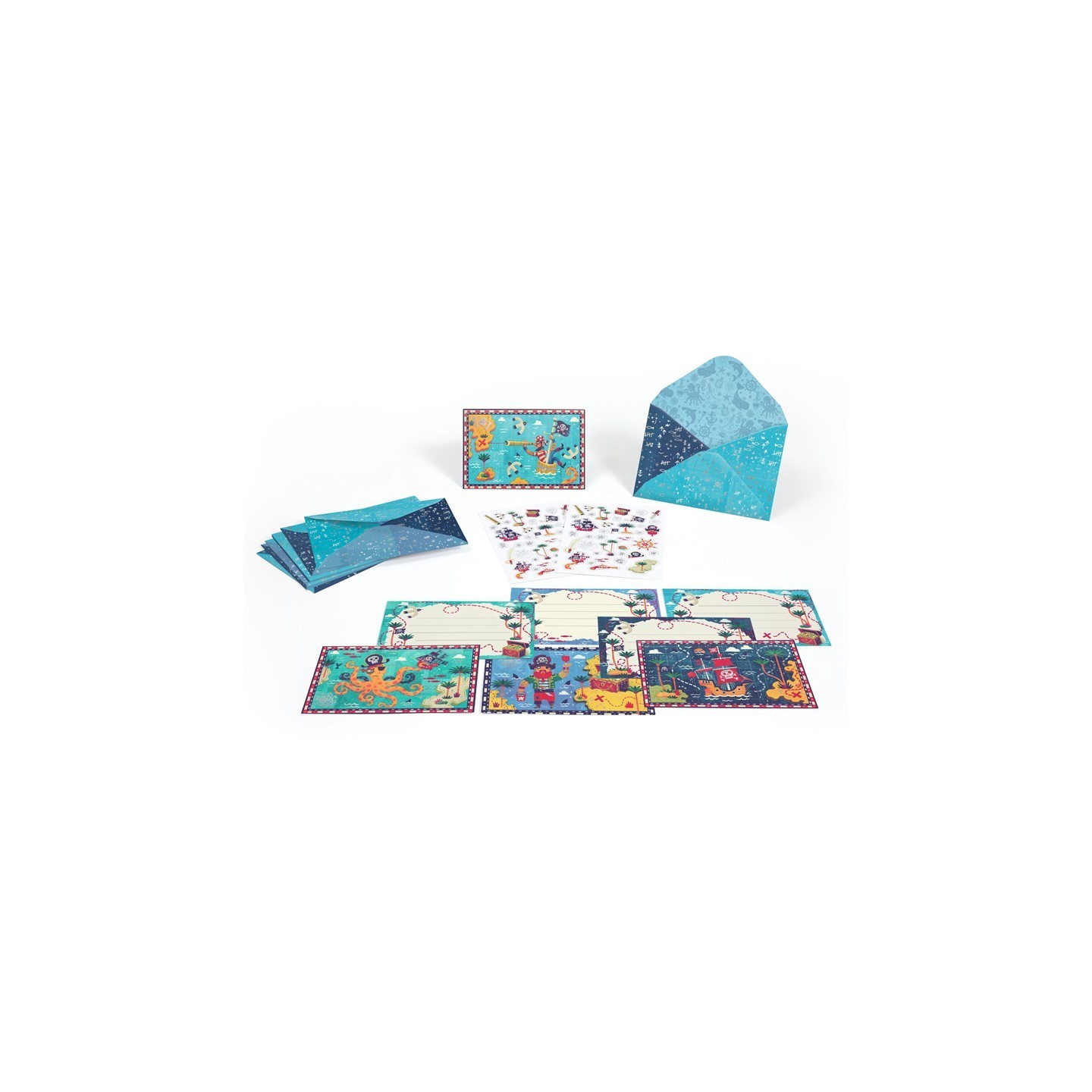 Pack 8 Invitaciones Todos a Bordo