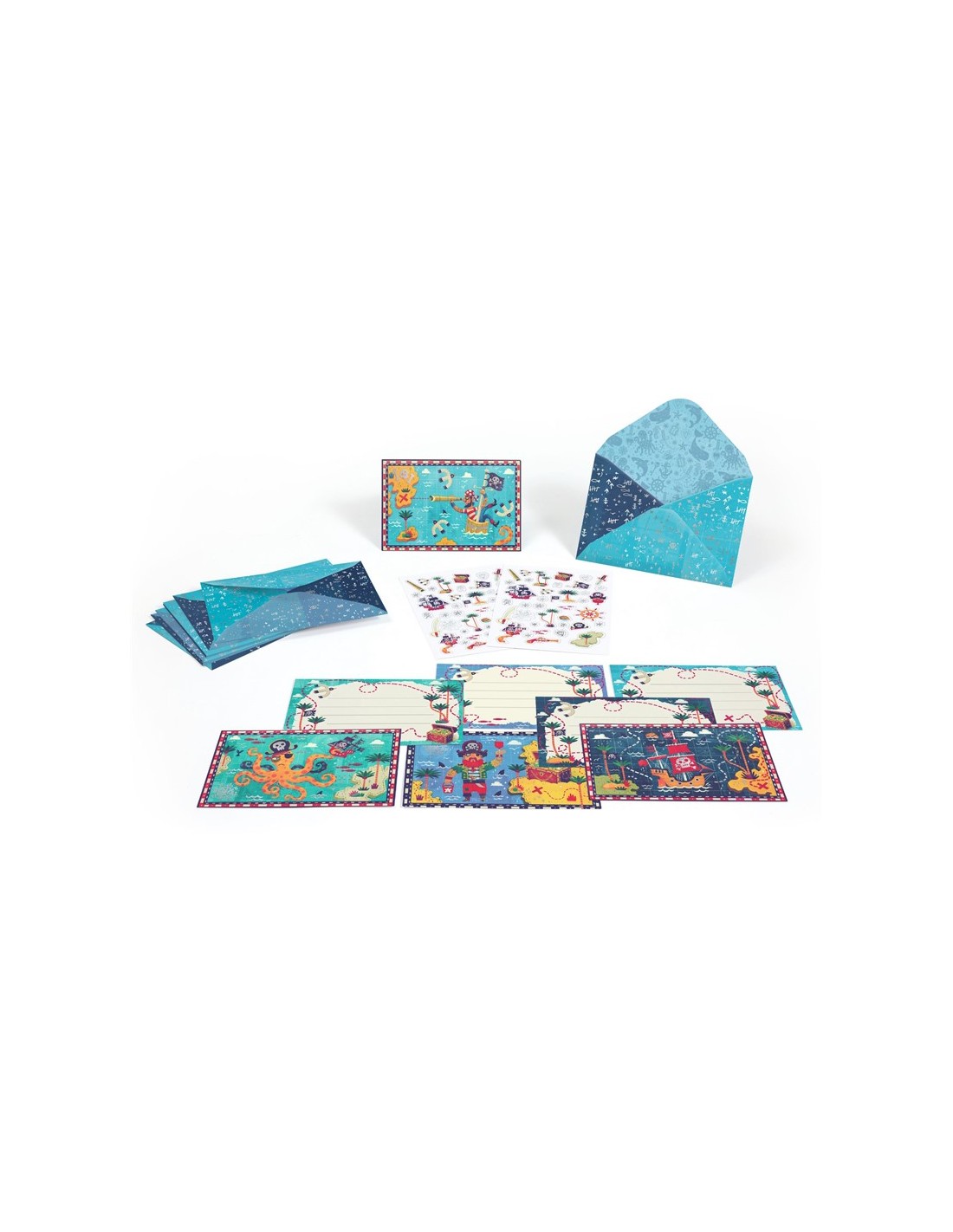 Pack 8 Invitaciones Todos a Bordo