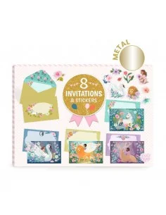 Pack 8 Invitaciones Criaturas Maravillosas